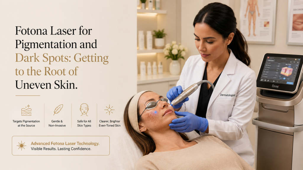 Fotona laser treatment for pigmentation and dark spots removal